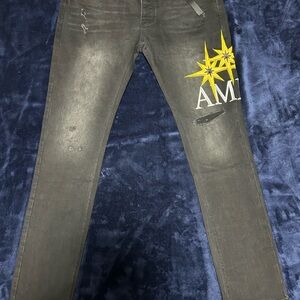 Stylish Black Jeans Amiri jeans